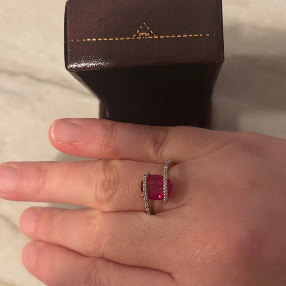 Ruby And Diamond Ring - image 5